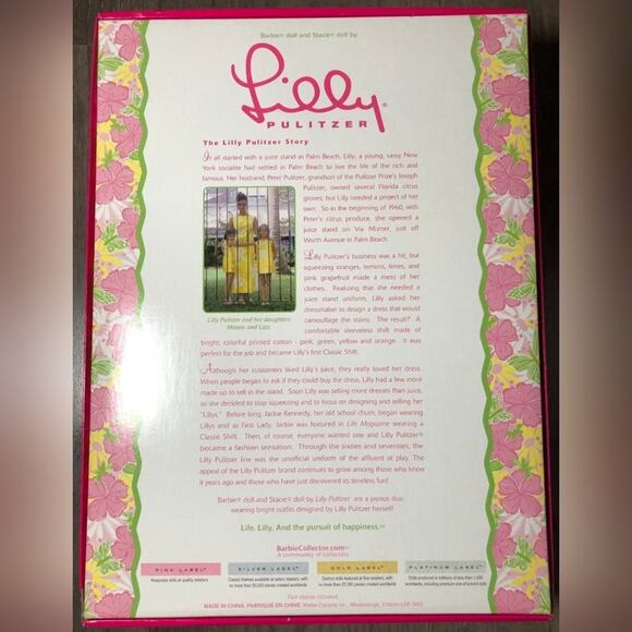 Lilly Pulitzer Barbie Silver Label Collector’s Edition – New in Box – Rare! - Picture 3 of 5